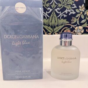 NEW - Dolce & Gabbana Light Blue Pour Homme - Frosted Bottle